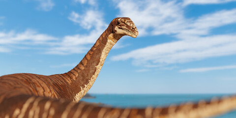 Plateosaurus engelhardti, dinosaur from the Late Triassic period © dottedyeti