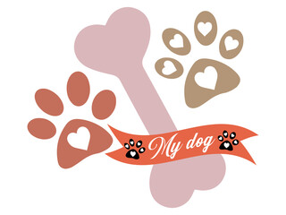 Logo my dog with images Designs vector or illustration