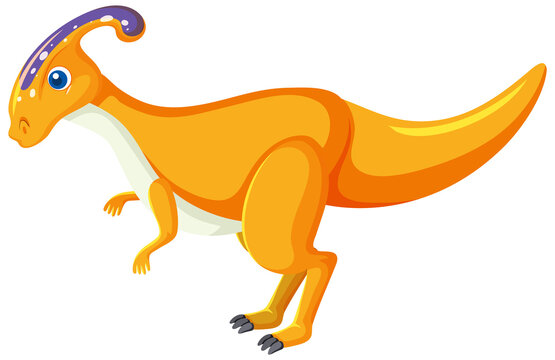 recommend clip art: Cute Parasaurolophus Dinosaur Cartoon