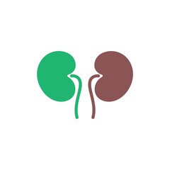 Kidney icon logo design template