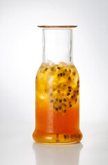 Delicious drink, passion fruit juice
