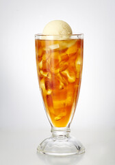 Delicious drinks, ice cream tea drink