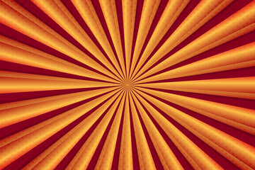 Retro halftone comic background design elegant orange sunburst background, vector illustration