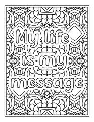 Quote Coloring Pages for Adults and Teens - Best Coloring Pages For Kdp coloring book