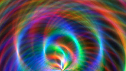 Abstract multicolored rainbow glowing fantasy background