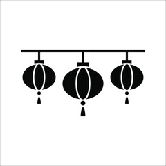 party decoration icon. paper garland icon. Vector illustration for your web mobile logo app UI design.