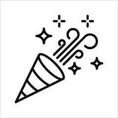 party decoration icon. paper garland icon. Vector illustration for your web mobile logo app UI design.