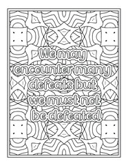 Quote Coloring Pages for Adults and Teens - Best Coloring Pages For Kdp coloring book