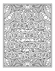 Quote Coloring Pages for Adults and Teens - Best Coloring Pages For Kdp coloring book