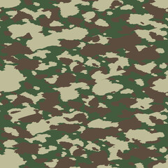 Camouflage background, modern fashion design. Hand drawn camo with pencil strokes. Grunge pattern, fashionable, fabric. Textile printing. Vector seamless abstract texture.