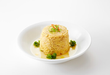 Delicious Chinese food, egg fried rice