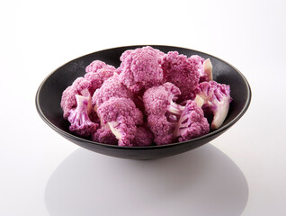 Delicious fresh ingredients, purple cauliflower