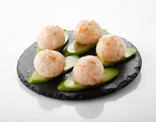 Fresh shrimp meatballs