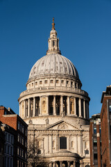 the dome of st. paul´s cathedral in London