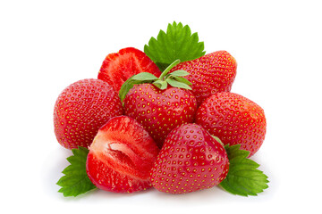 Strawberry berry closeup