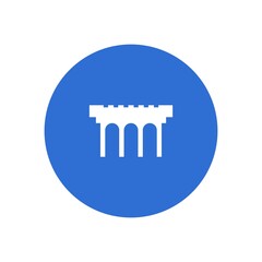 simple gate logo illustration design