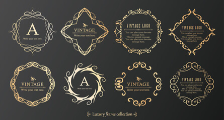 オシャレなフレーム。高級感のあるフレームのセット