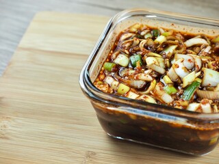 양념간장, 소스, 파