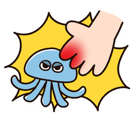 クラゲに触らないで！