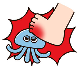 クラゲに触らないで！