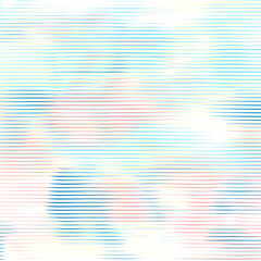 Moire gradient texture, bright phantom  wavy lines optical illusion. Abstract rainbow pattern with distorted lines. 
Digital screen effect make in overlay background. Vector wallpaper