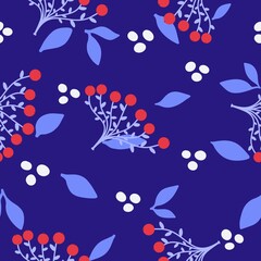 Fototapeta na wymiar Summer floral seamless flower pattern for fabrics and packaging and gifts and linens and kids and wrapping paper