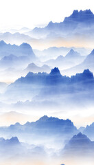 Fototapeta premium mountain landscape with clouds