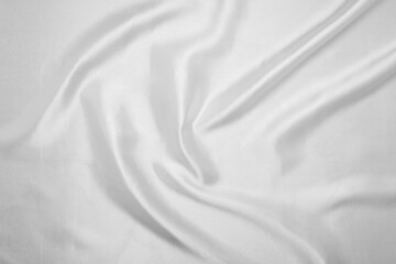 Obraz na płótnie Canvas white background, closeup texture of cloth 