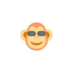 monkey icon vector illustration design element
