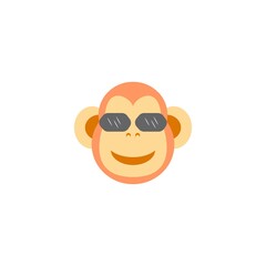 monkey icon vector illustration design element