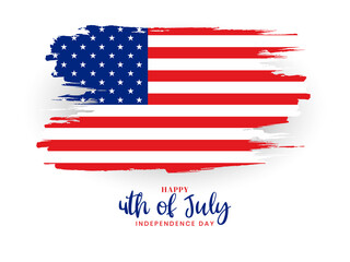 Happy 4th of july american independence day background