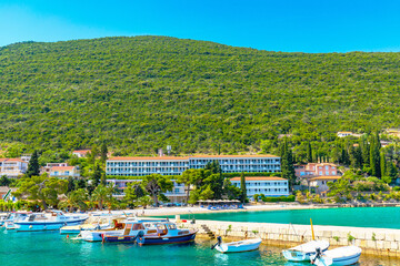 Trpanj, Croatia - June, 5 2022: Hotel Pharaon