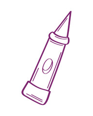 crayon school supply doodle