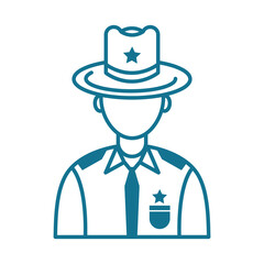 professional cheriff worker