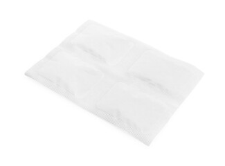 Fototapeta premium Mustard plaster isolated on white. Alternative medicine