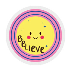 believe emoticon sticker