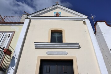 Fototapeta na wymiar Ischia - Facciata della Chiesa di San Giovan Giuseppe della Croce