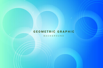 Abstract geometric dynamic design colorful background