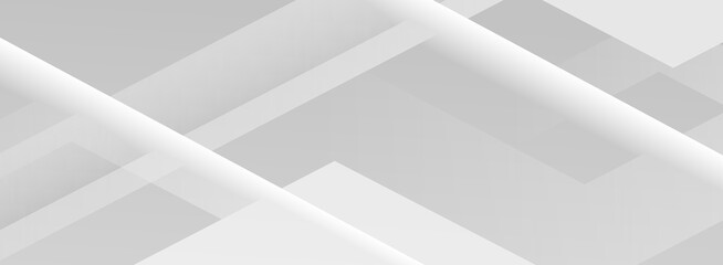Fototapeta premium Gray and white pattern geometric design background