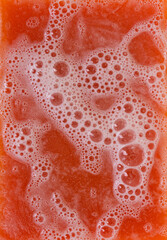 soap background with foam closeup