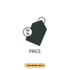 price icons  symbol vector elements for infographic web