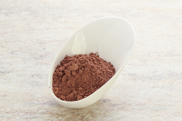 Natural organic cocoa powder for culinary