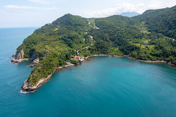 Fototapeta premium Beautiful landscape of Gideros Bay - Cide, Kastamonu, Turkey