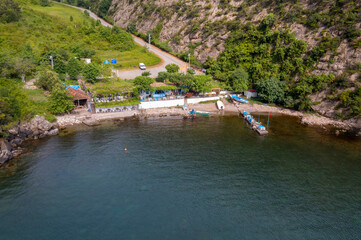 Fototapeta premium Beautiful landscape of Gideros Bay - Cide, Kastamonu, Turkey