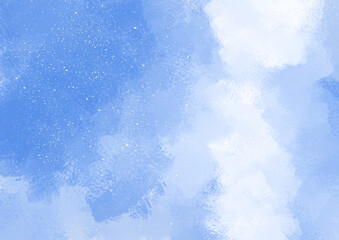 空色とキラキラ素材