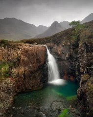 Foto op Canvas Waterfall In Isle of Skye, Scotland - Fairy pools © TTstudio