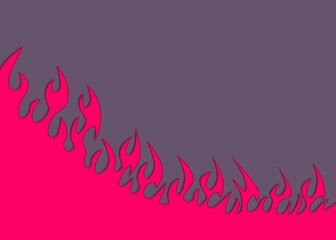 Simple background with flame pattern and with some copy space area