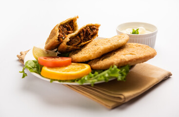 Keema kachori is a popular indian or pakistani flacky, crispy and delicious snack with yummy qeema filling also known as Khasta Kheema Kachauri