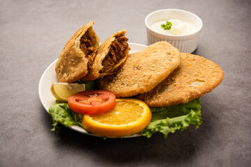 Keema kachori is a popular indian or pakistani flacky, crispy and delicious snack with yummy qeema filling also known as Khasta Kheema Kachauri