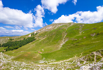 Rieti (Italy) - The summit of Monte di Cambio, beside Terminillo, during the spring. Over 2000...